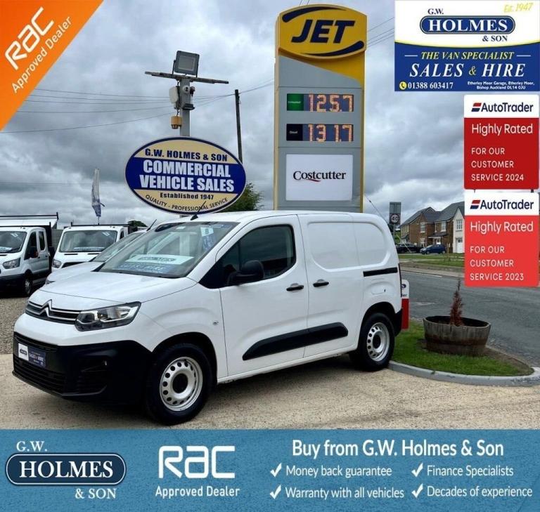 2020 Citroen Berlingo WORKER 1.5 BLUEHDI 100 BHP L1 H1 **WORKER ATV SPEC** PANEL VAN Diesel Manual