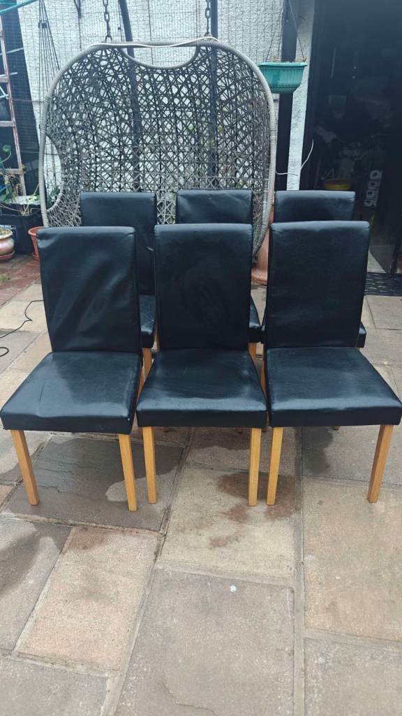Selling dining chairs, set of 6