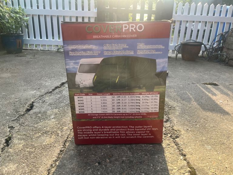 All weather breathable caravan cover 