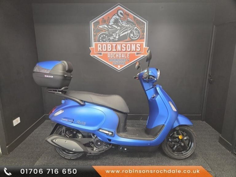 SYM FIDDLE 50cc E5 Modern Retro Classic Scooter, low rate finance.