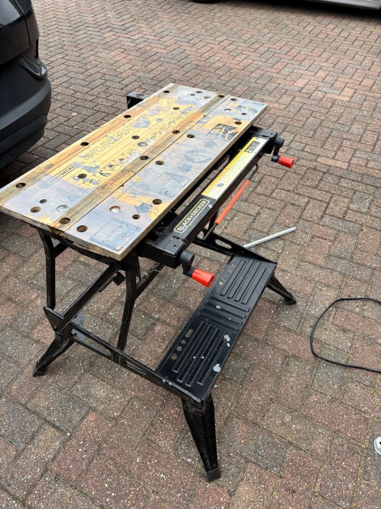 Black and Decker work bench 