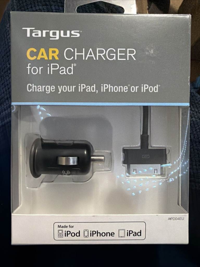 Targus Car Charger for iPad (1st Gen) – Brand New