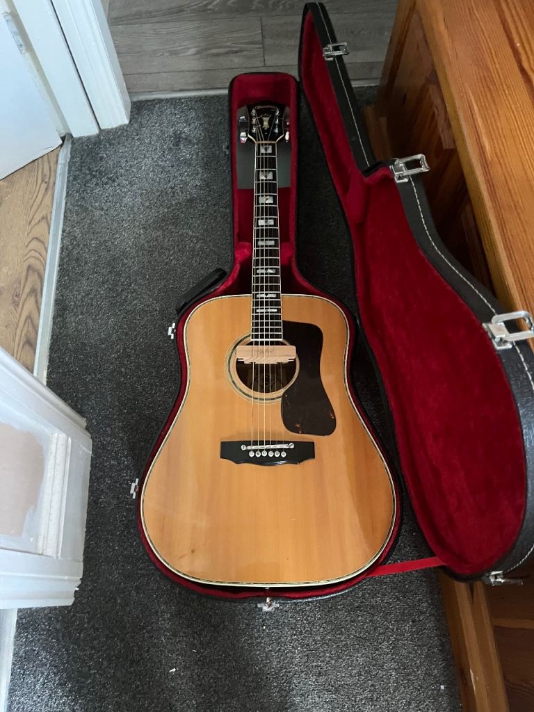 Kiso Suzuki 9512 acoustic guitar & case (trade/sell)