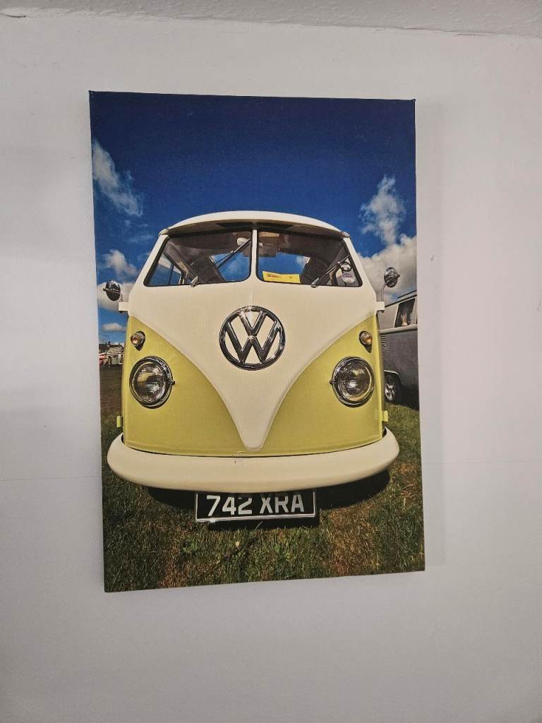 VW Camper Van Canvas Wall Art – VW Splitcreen - VW Splitty 