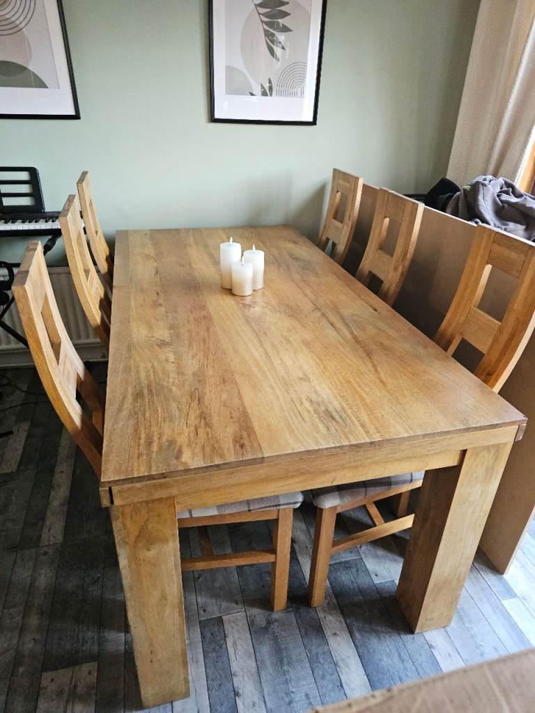 Oakfurniture land Mango wood dinning table