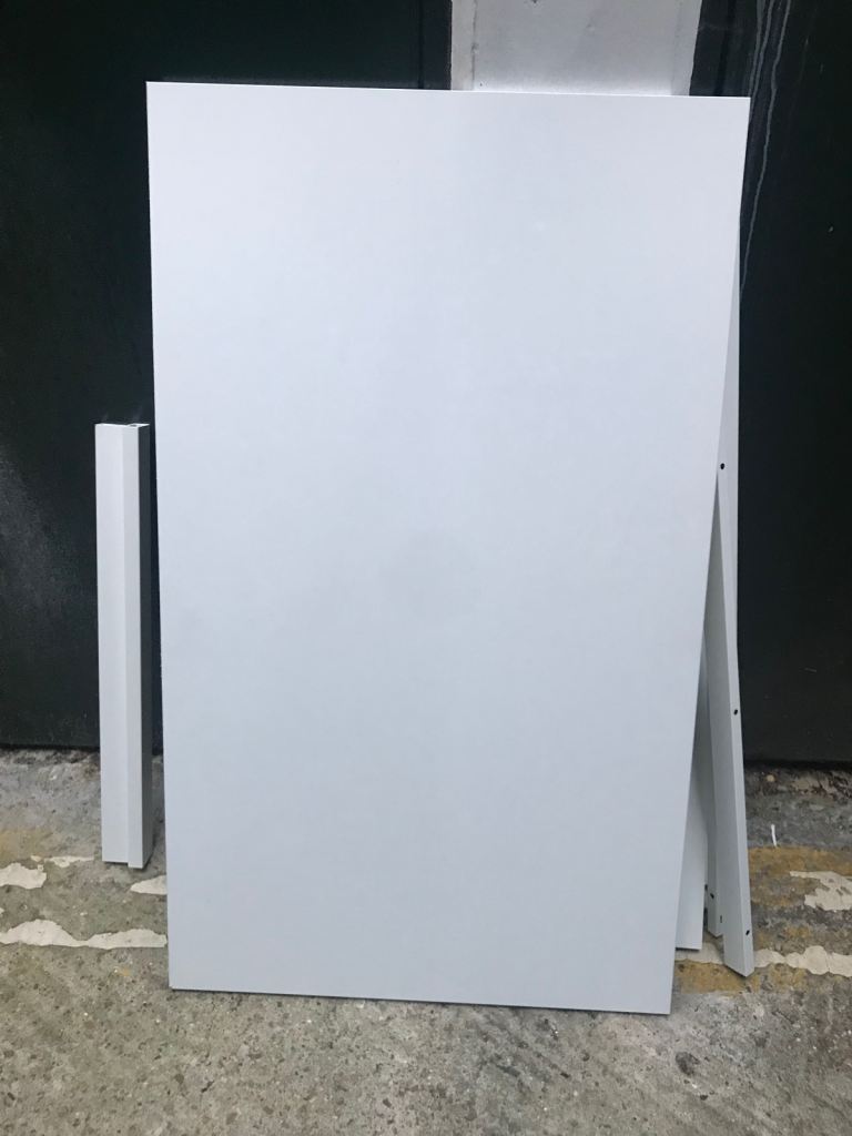 Large White Coffee Table Top (W 125cm x D 75cm) - Good Condition