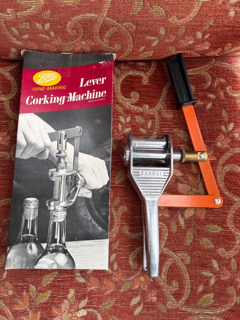 Vintage authentic sambri corking machine