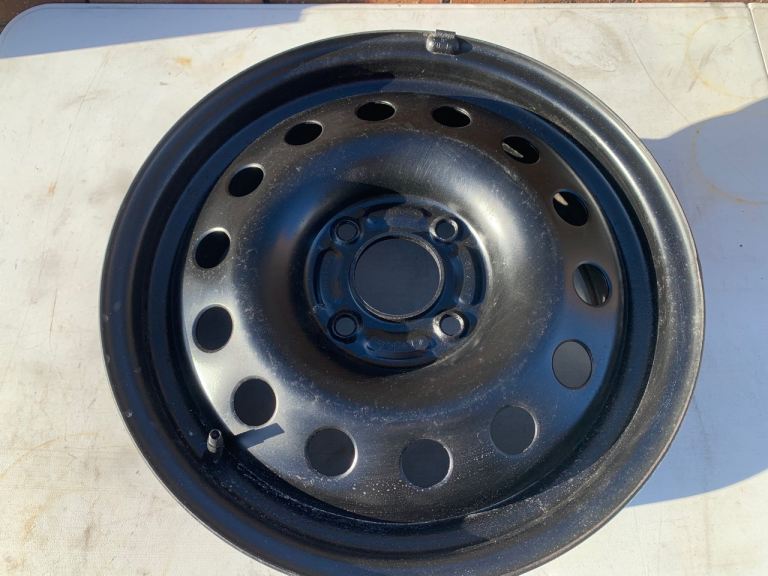4 x 100 16 inch Ford four stud steel wheel spare no tyre