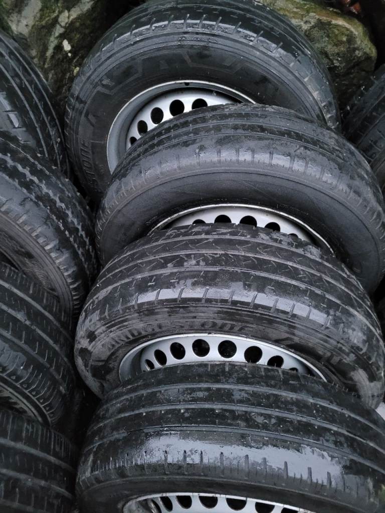 14x vw Transporter T5 T6 van wheels and 205 65 16c tyres 