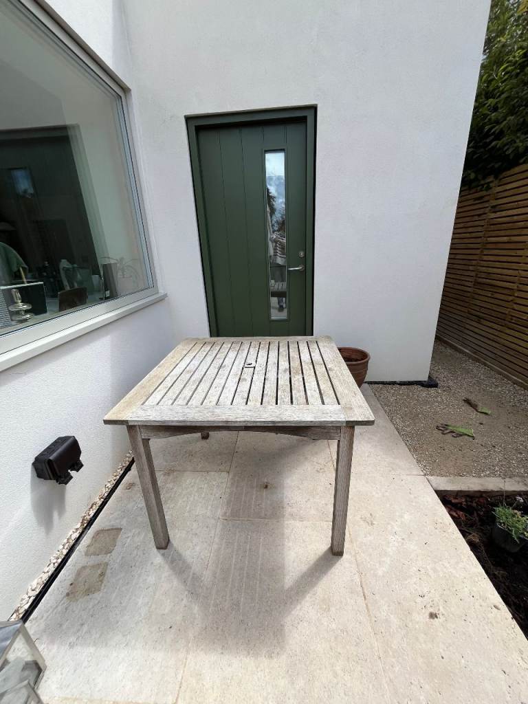 Outdoor 4-seater Teak Wooden Garden Table –