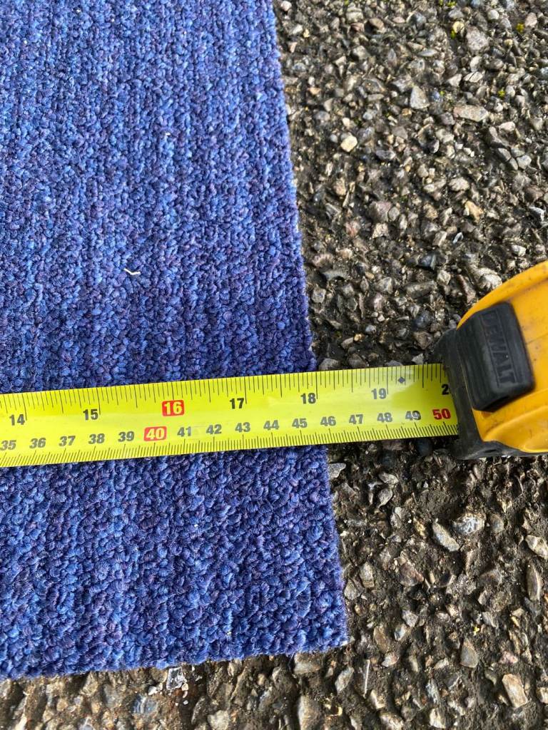 Acoustic carpet tiles 45cm x 45 cm used excellent condition poole area bh15 