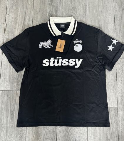 Stüssy Oasis World Tour Polo Shirt - Black, Size M | in Great Barr