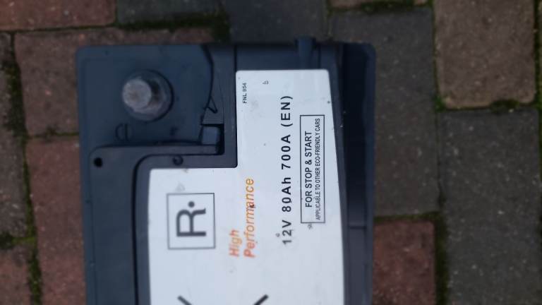 Oxide AGM  70ah stop and start  Spare or repair