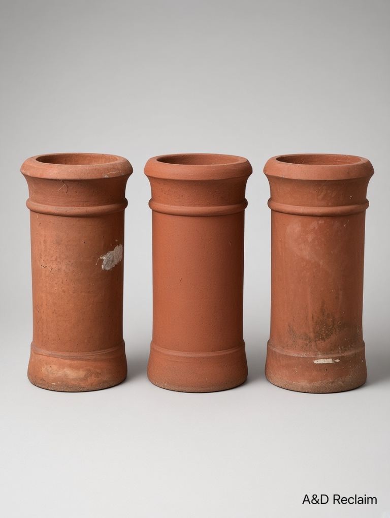 Secondhand Terracotta Chimney Pots x3 Available