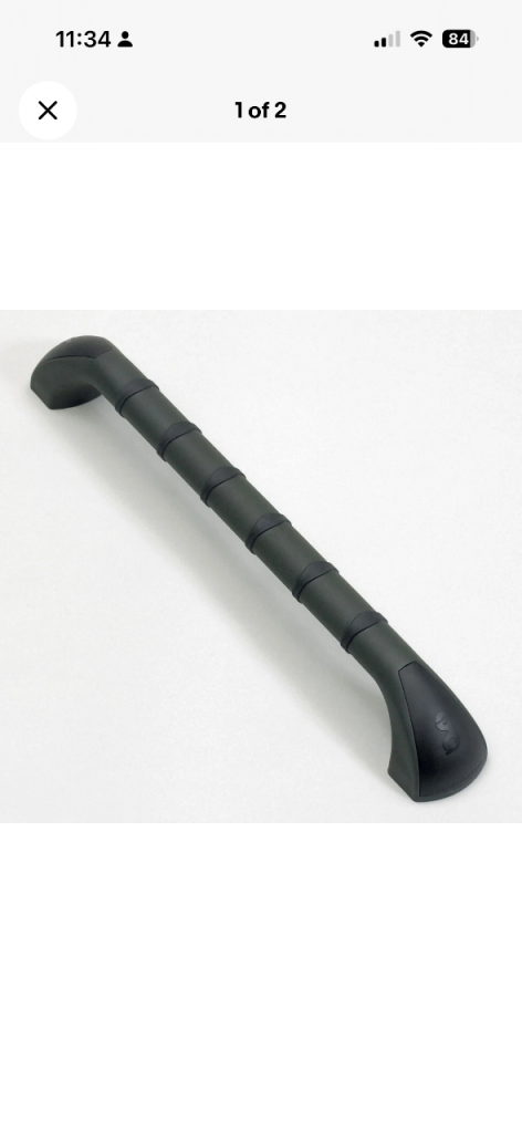 Prima 18”/45cm Straight Outdoor Grab Bar Rail Disability Mobility Aid Green/Black