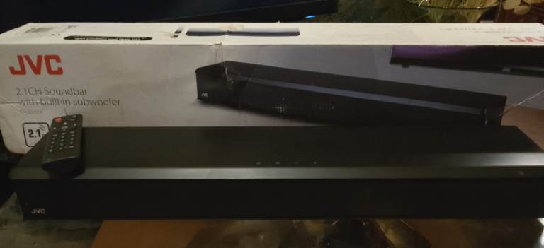 JVC SOUNDBAR WITH BUILT IN SUBWOOFER 
