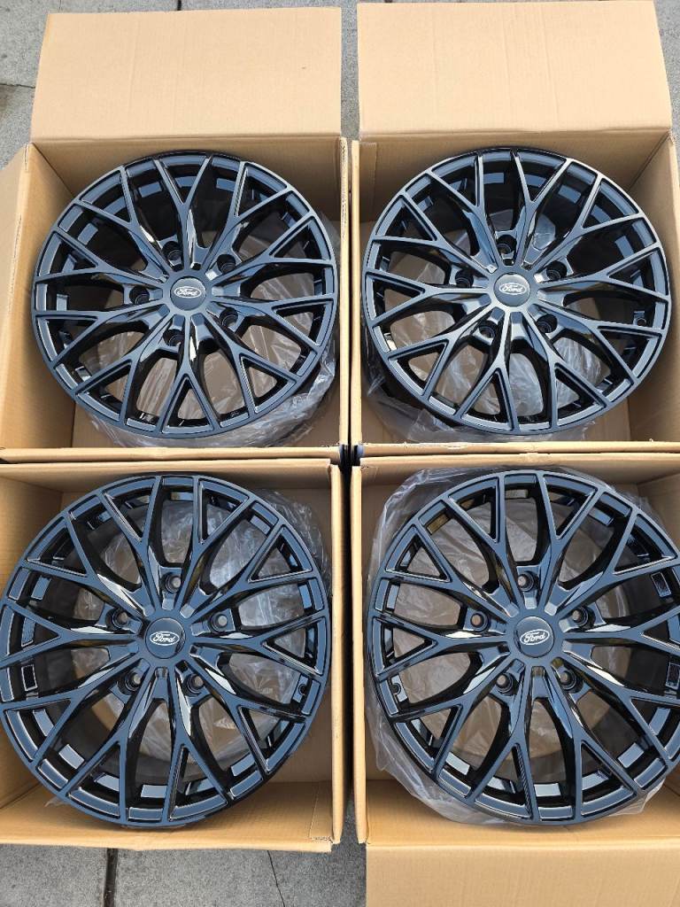 18"ALLOY WHEELS/Rims for FORD TRANSIT CUSTOM (2012-2025) FORD TRANSIT (2006 - 2025) BRAND NEW BLACK 