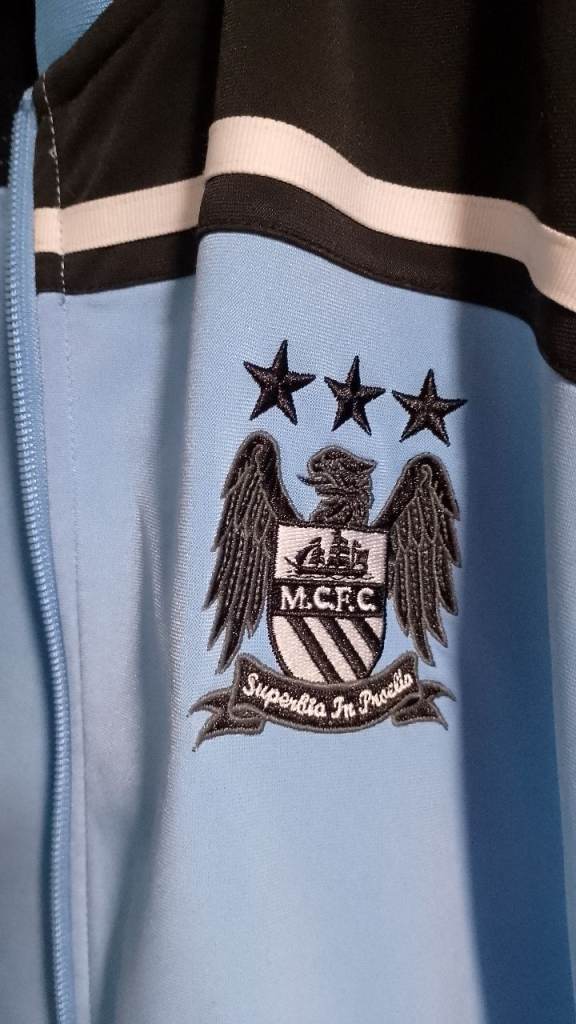 Genuine MCFC Retro Tracksuit Top 