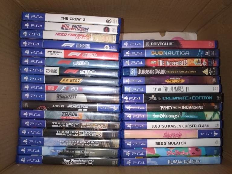 31 x PS4 Games Bundle Driving Action Adventure Sim Minecraft - Sony Playstation 4 Job Lot