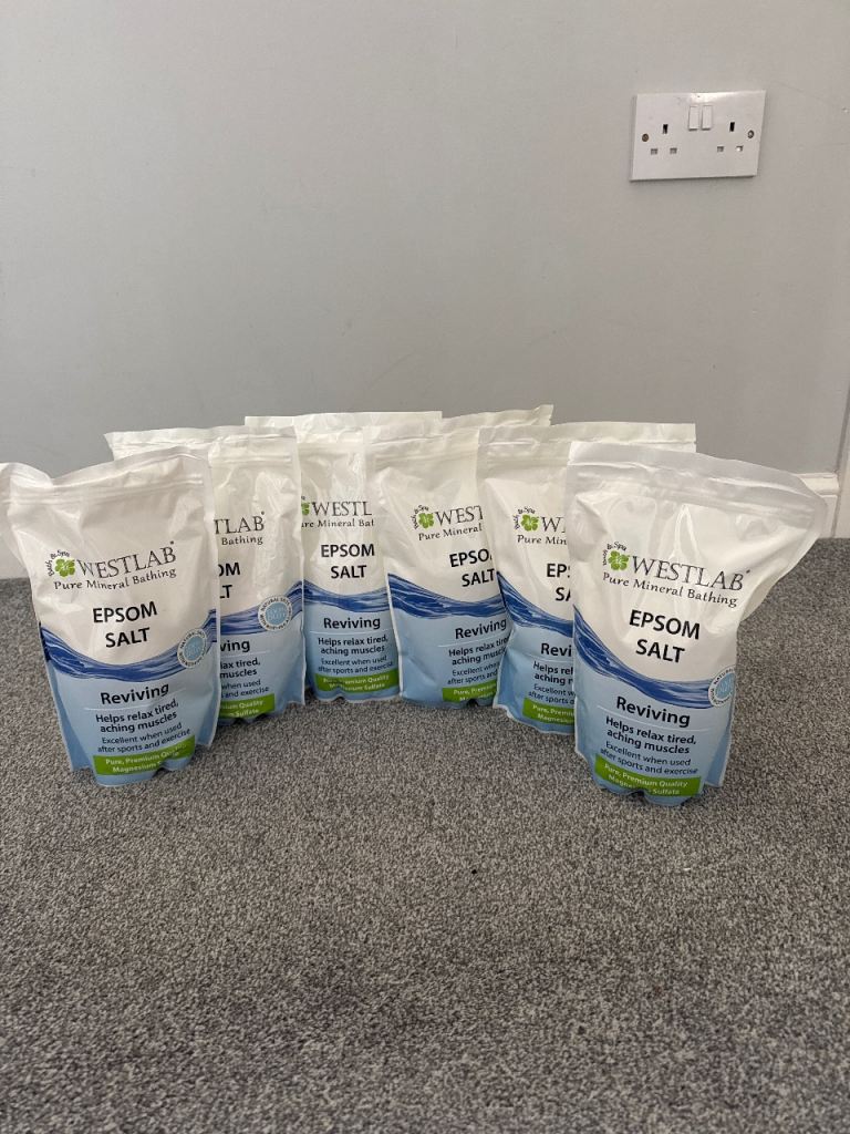 Westlab Epsom Salts x 6, Reviving, Never open