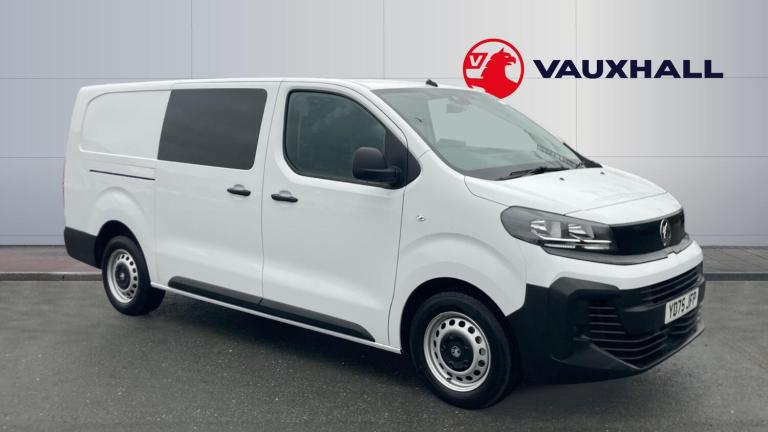 2026 Vauxhall Vivaro L2 Diesel 2.0 Turbo D 145 Prime H1 Double Cab Crew Bus Diesel Manual