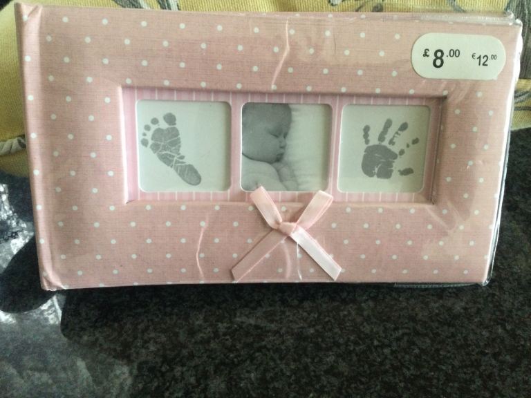 Beautiful pink baby album brand new and wrapped