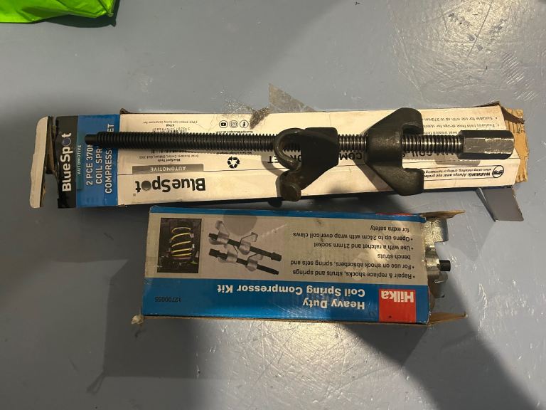 Car spring compression tools