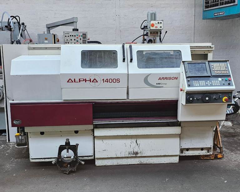 HARRISON ALPHA MODEL 1400 S x 1250 SEMI CNC / MANUAL LATHE 