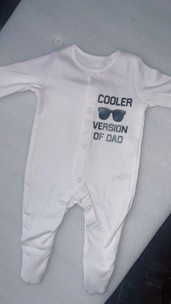 cooler version of dad baby onesie