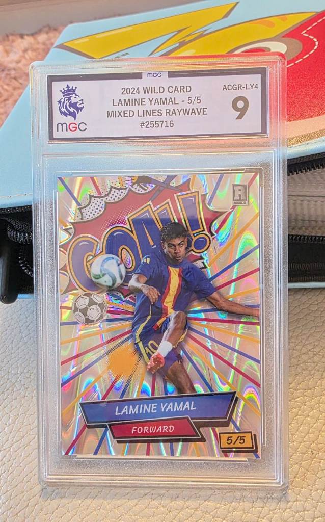 Lamine yamal cased wild cardz football 