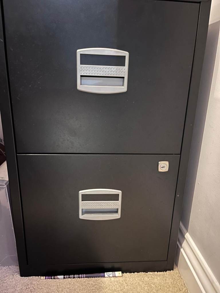 Two draw filing cabinet