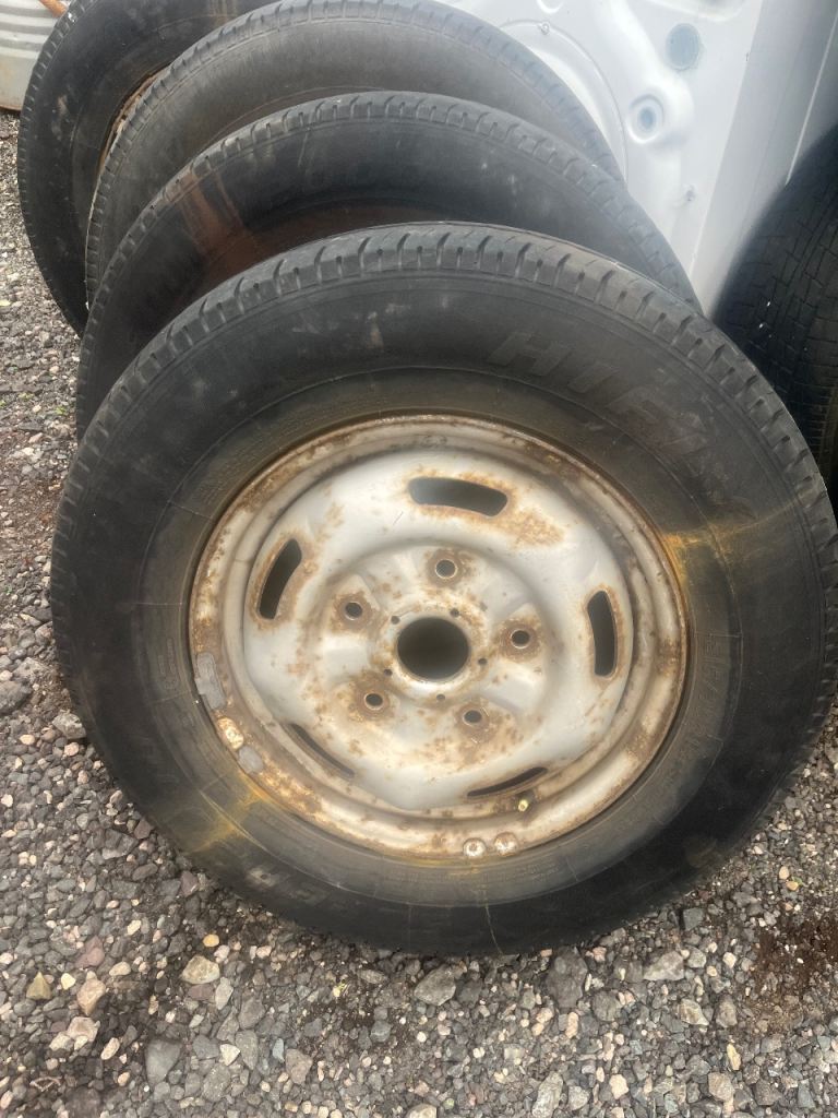 4x Ford Transit mk6/7 van wheels and tyres 