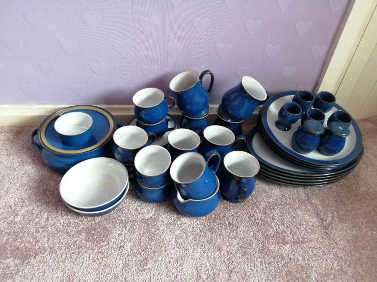 Imperial Blue Denby set