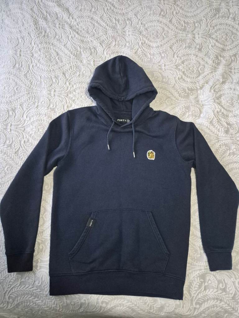 Forty hoodie size M adult Excellent condition. Navy Blue
