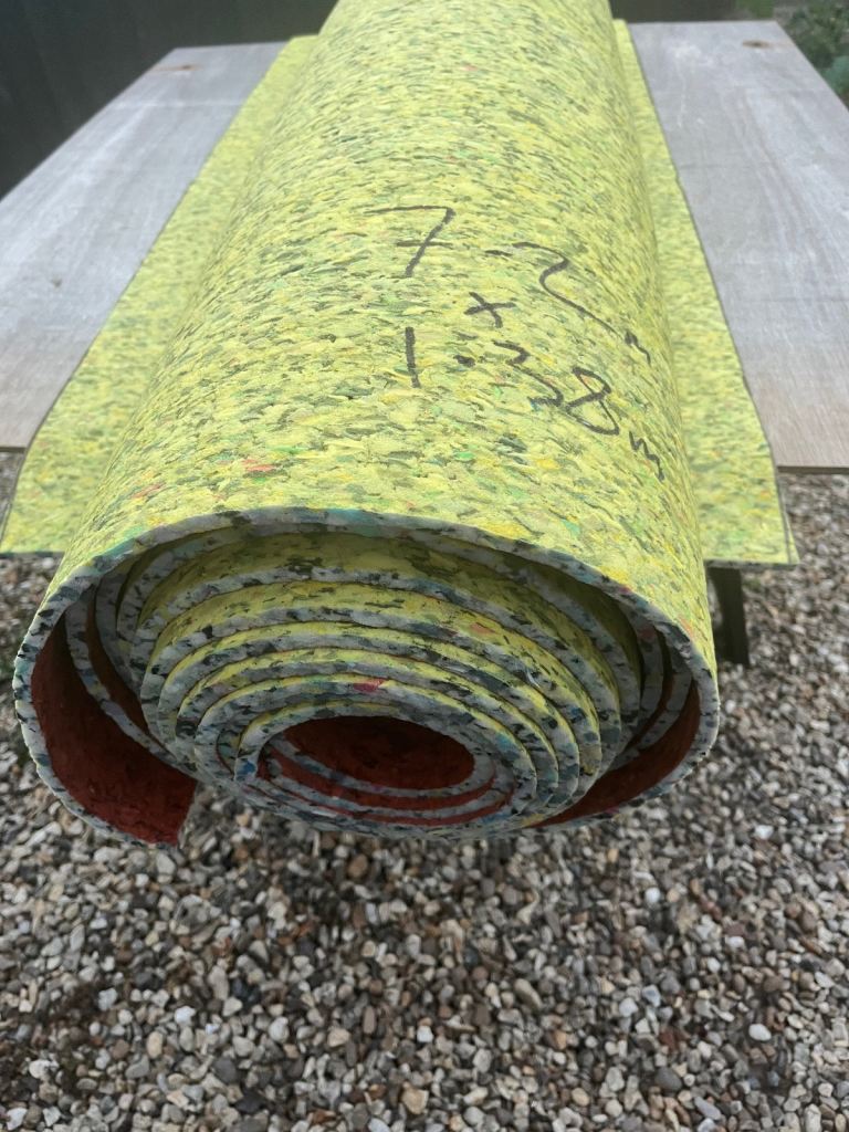 10mm Underlay. 9.93 sq/m brand new.