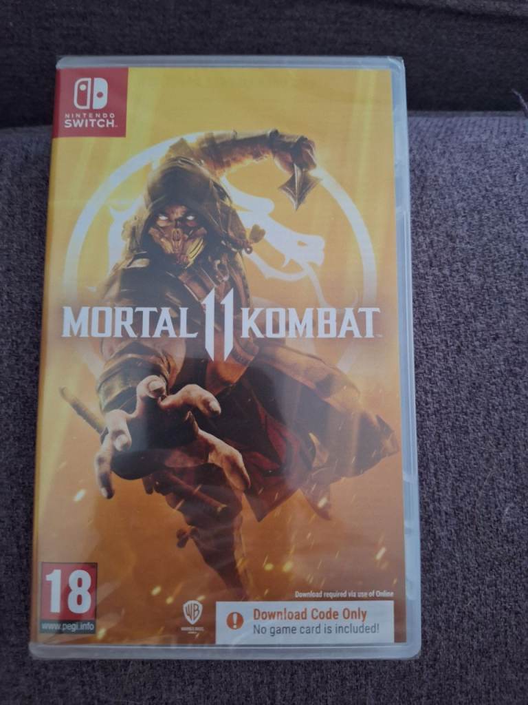 Nintendo Switch Mortal Kombat 11 – Download Code Only, As Good As New