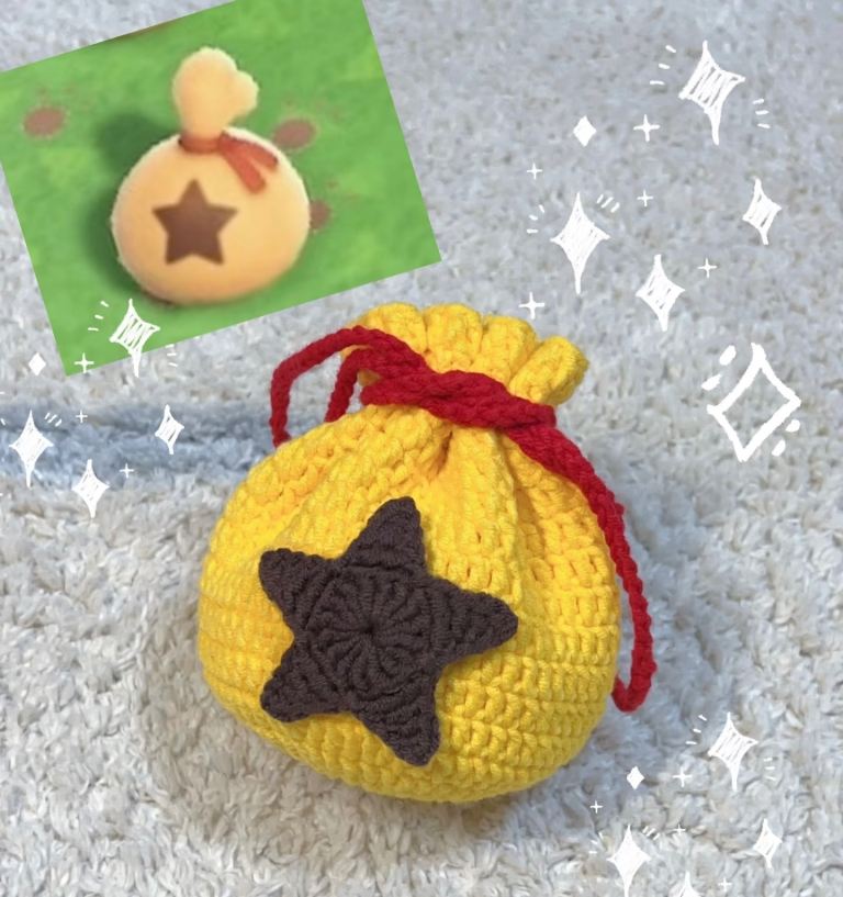 Animal crossing bell bag