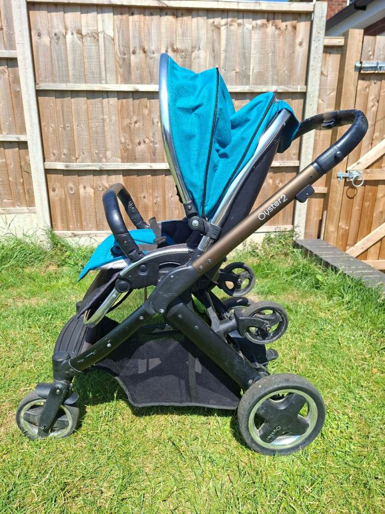 Oyster 2 Pushchair – Teal Blue, Good Condition