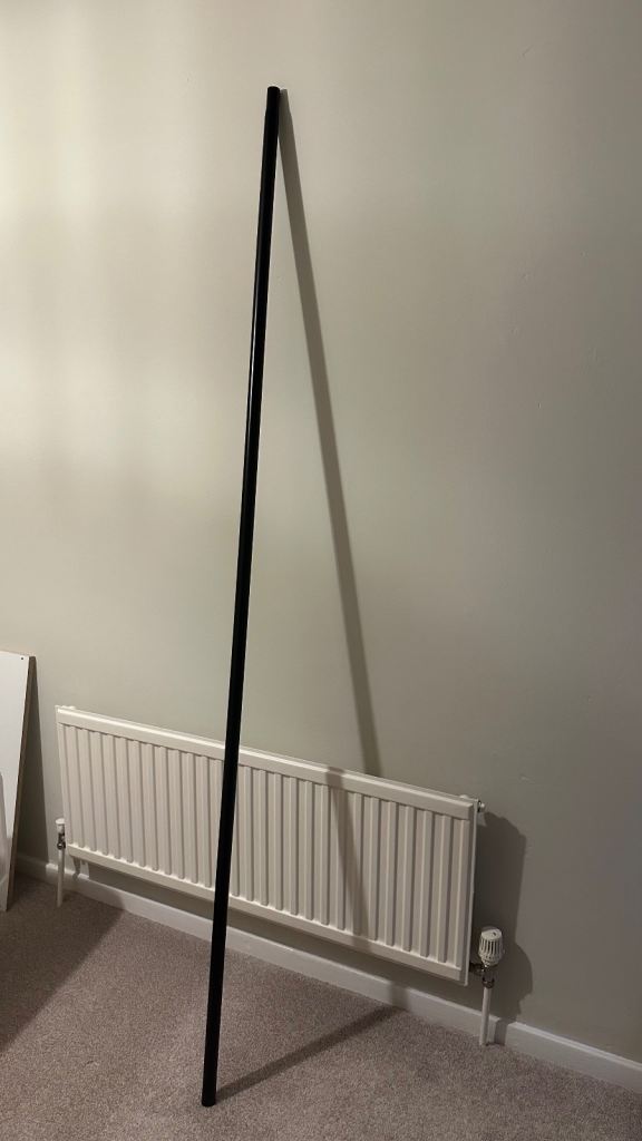 Ikea Black curtain pole