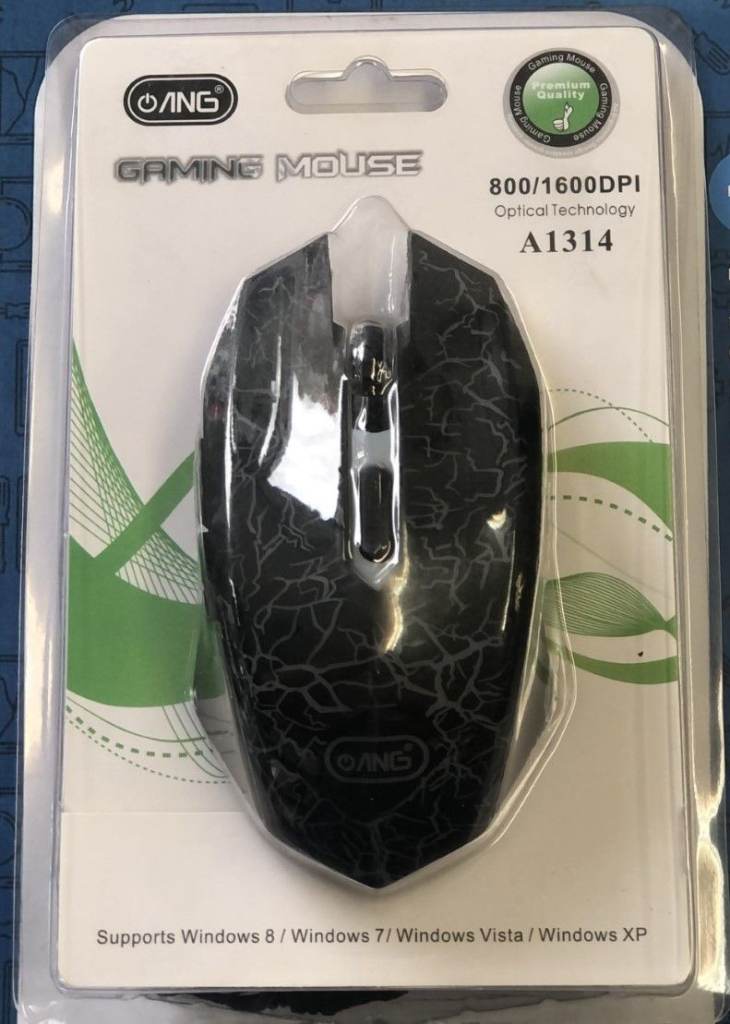 ANG Gaming Mouse Black for PC & Laptop