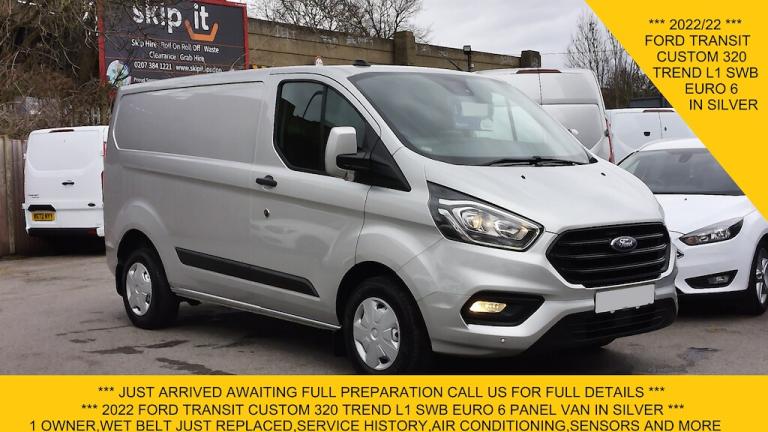 2022 Ford Transit Custom 2.0 EcoBlue 105ps Low Roof Trend Van PANEL VAN DIESEL Manual