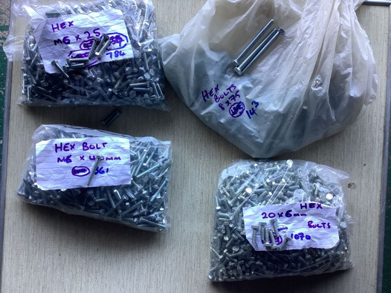 HEX Bolts Various Sizes - CHEAP
