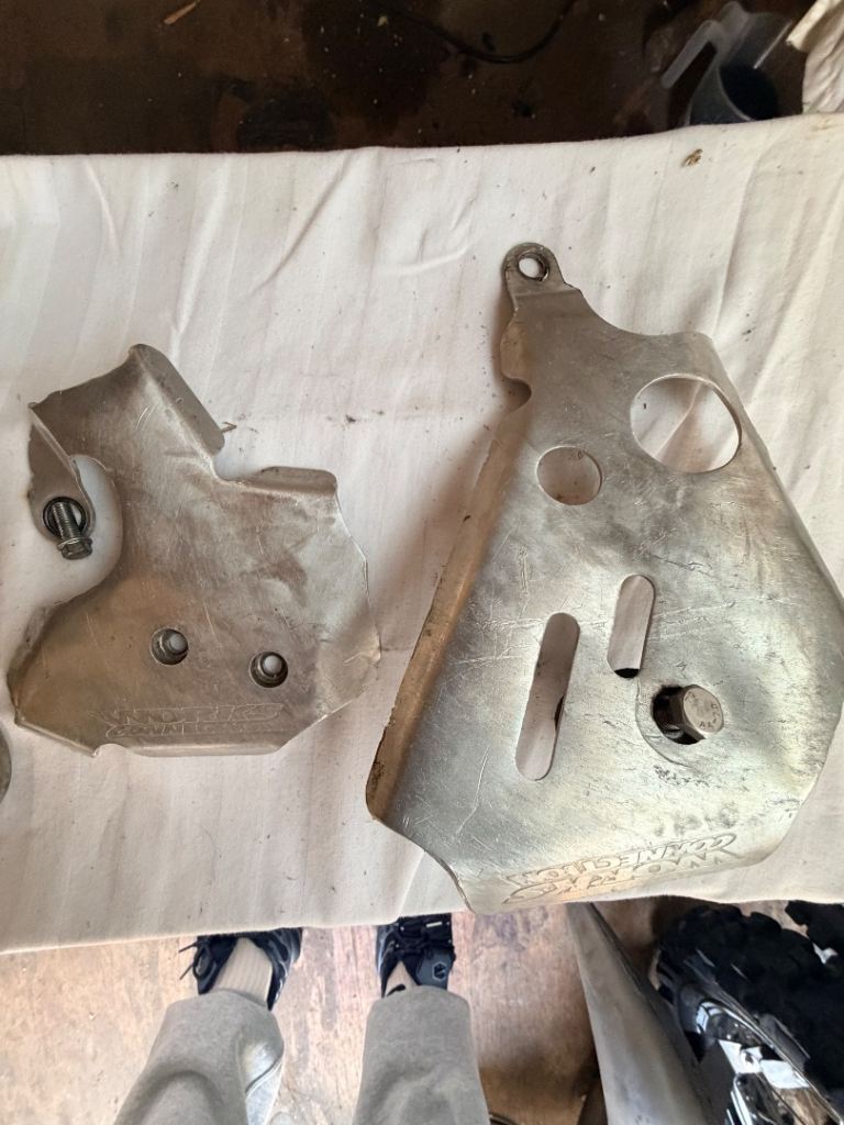 Kx 125 frame guards 