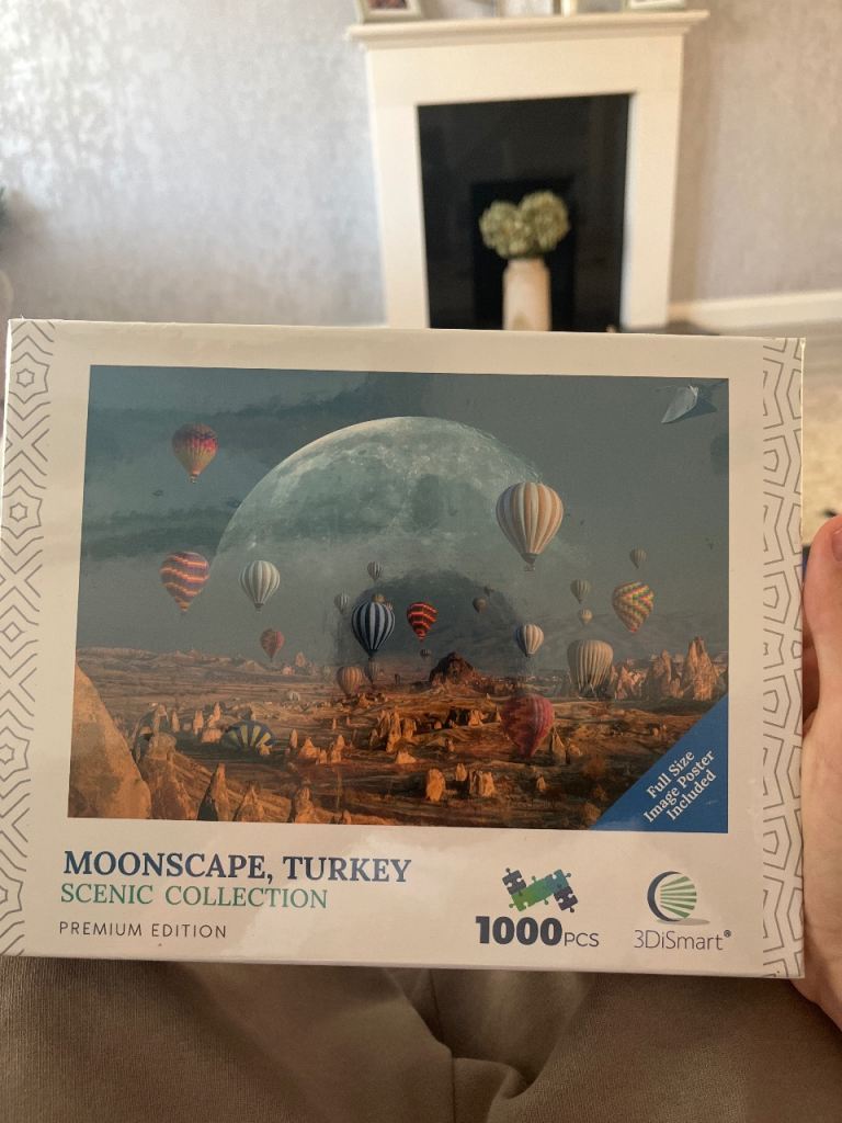 1000pc Jigsaw Puzzle - Moonscape, Turkey Scenic Collection
