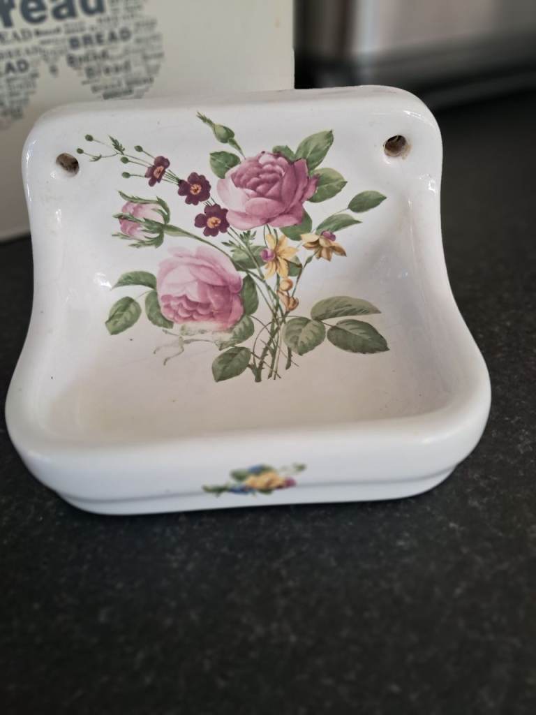 1950 wall mounted soap dish.