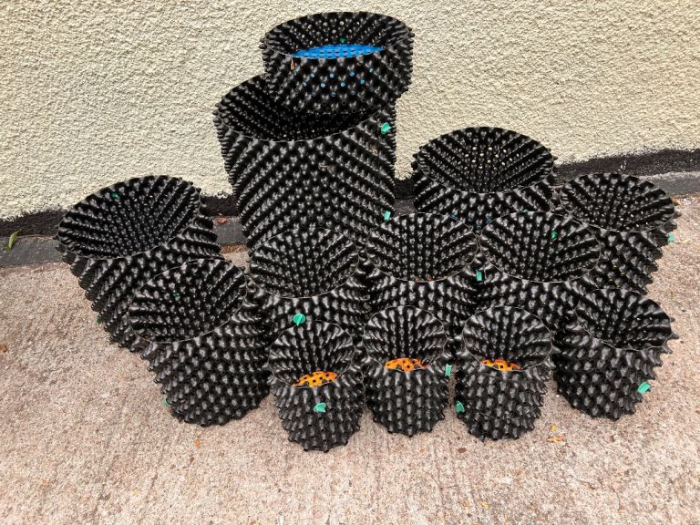 Air-Pot Style Garden Planters – Various Sizes, Good Condition