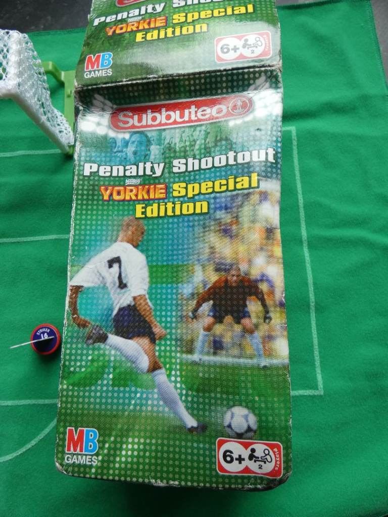 Subbuteo penalty shootout