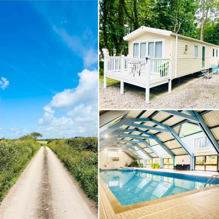 SITED OR OFF SITE STATIC CARAVAN in CORNWALL site fees included 11 month site great rental return