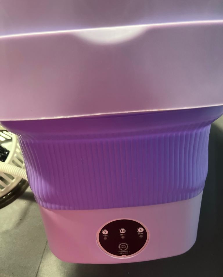 Portable Mini Washing Machine – Compact Travel/Camping Washer