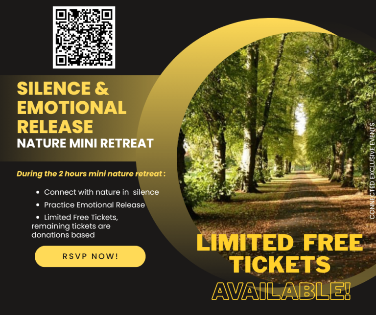 Silence & Emotional Release Nature Mini Retreat-Sunday, 26 July @ 4pm-6pm,Wallington.